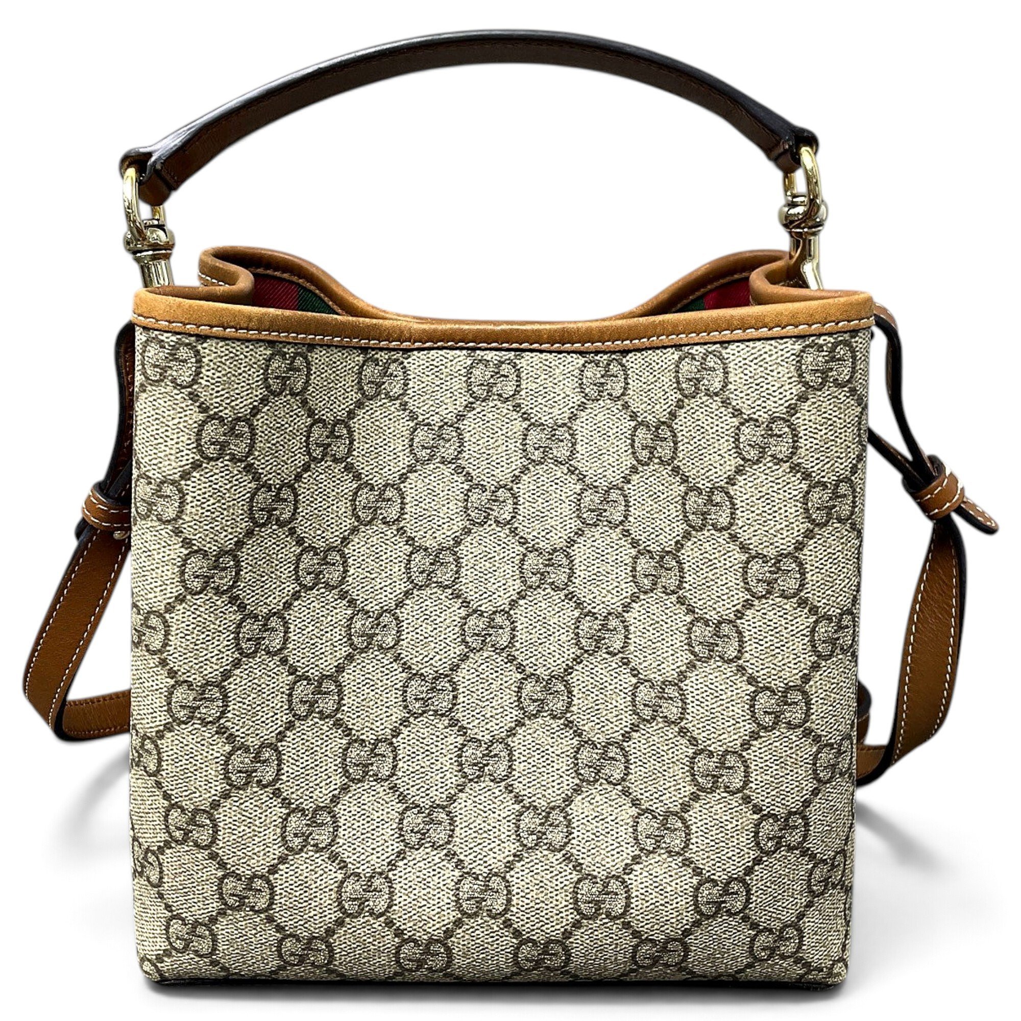 Leather handbag