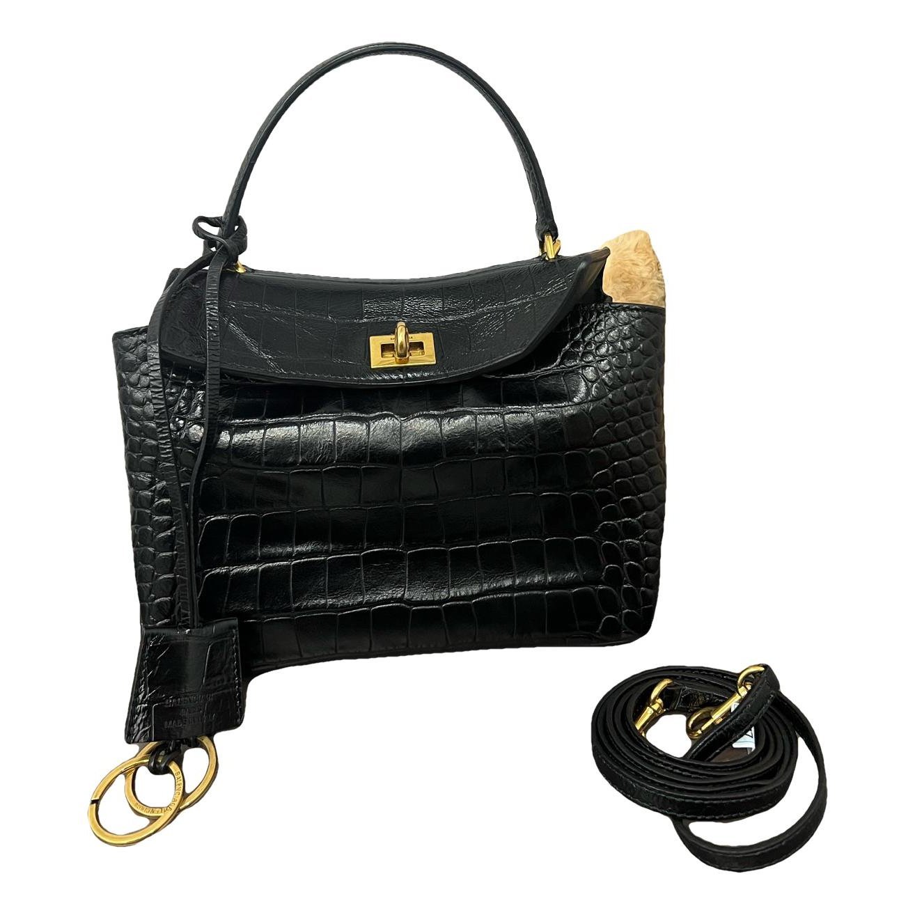 Balenciaga Rodeo leather handbag