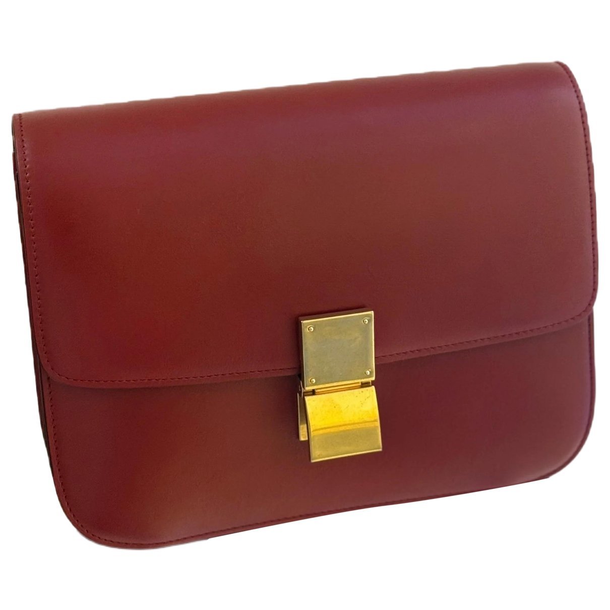 Classic leather crossbody bag