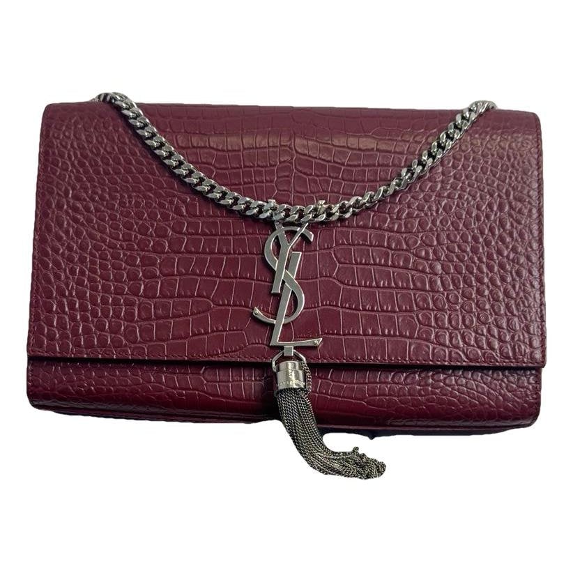 Pompom Kate leather crossbody bag