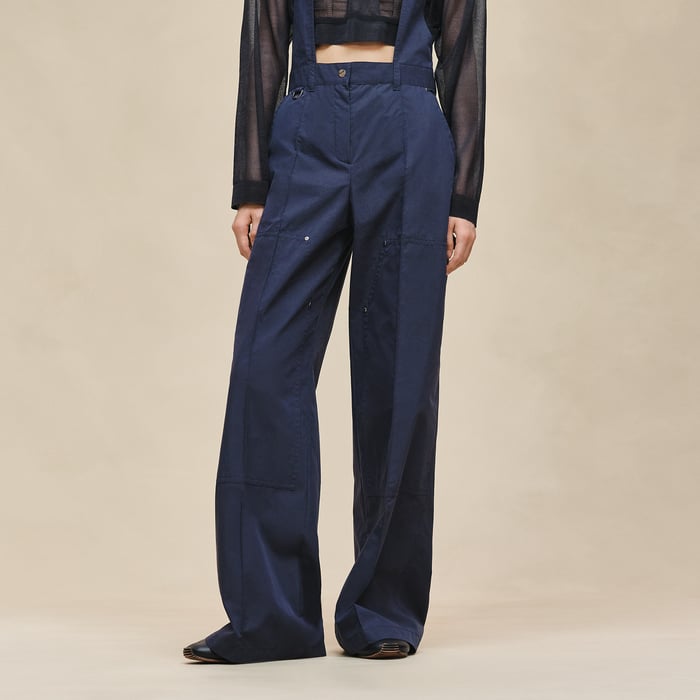Bleu Outremer Overalls Pants