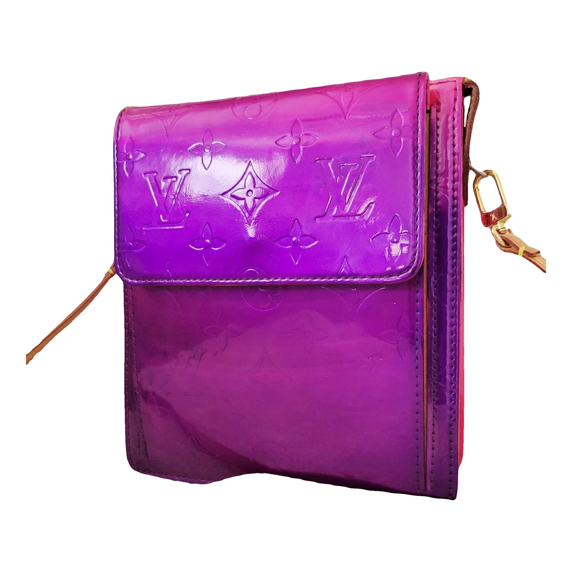 Multi Pochette Accessoires patent leather crossbody bag