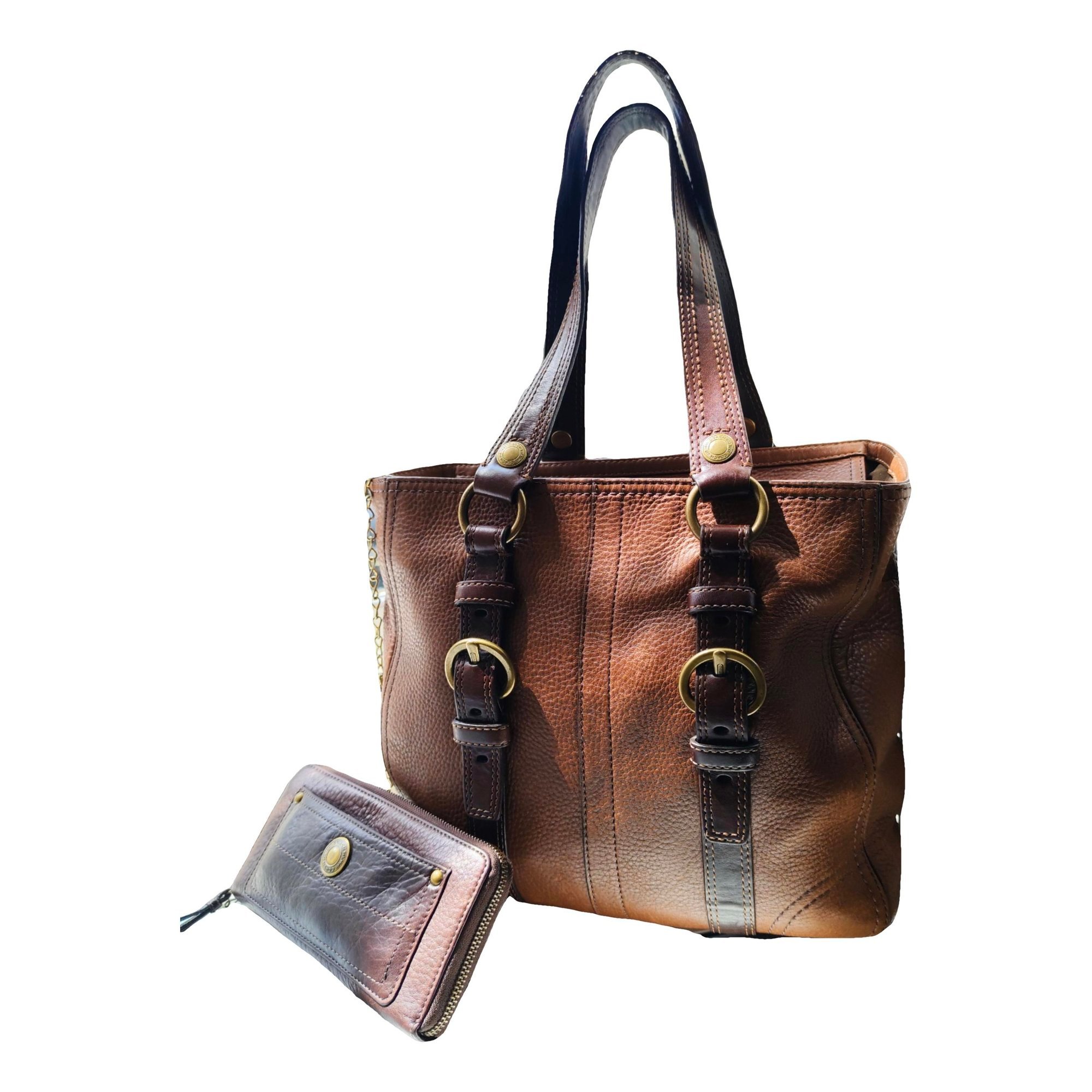 Leather tote