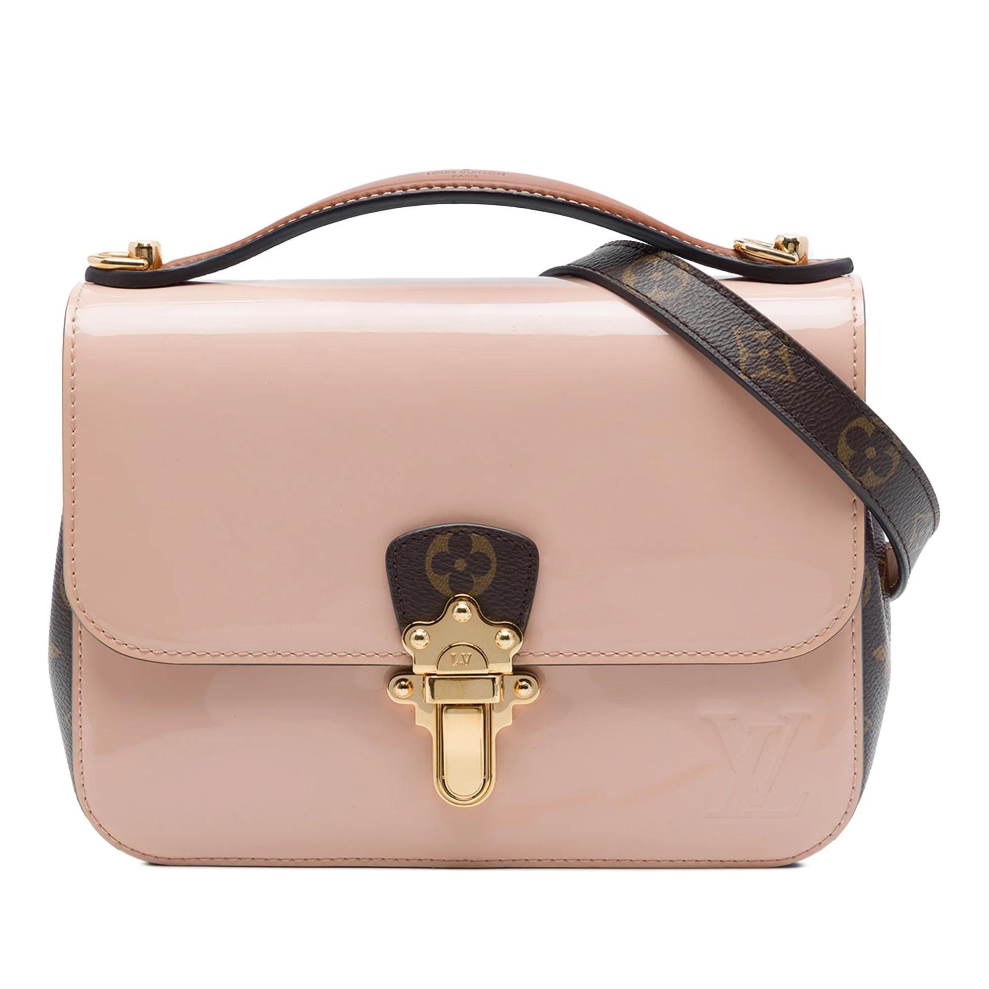 Cherrywood leather satchel