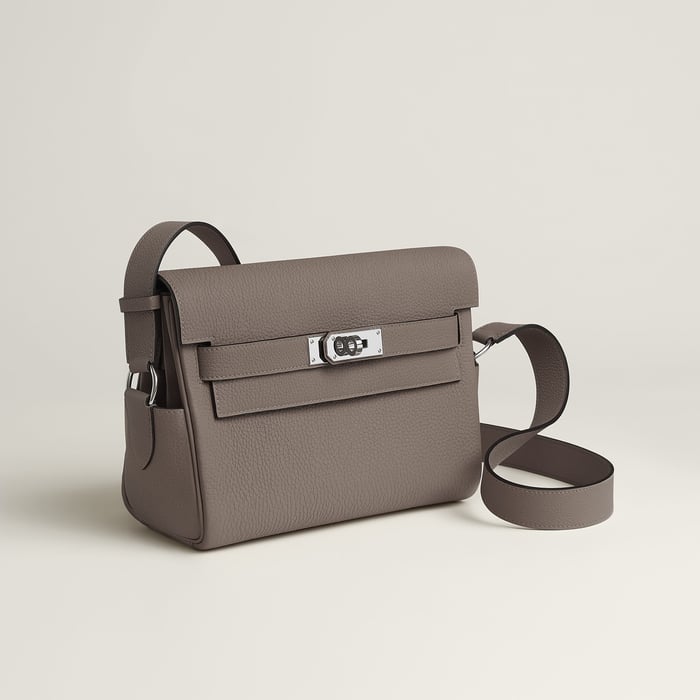 Gris Étain Kelly Messenger Bag