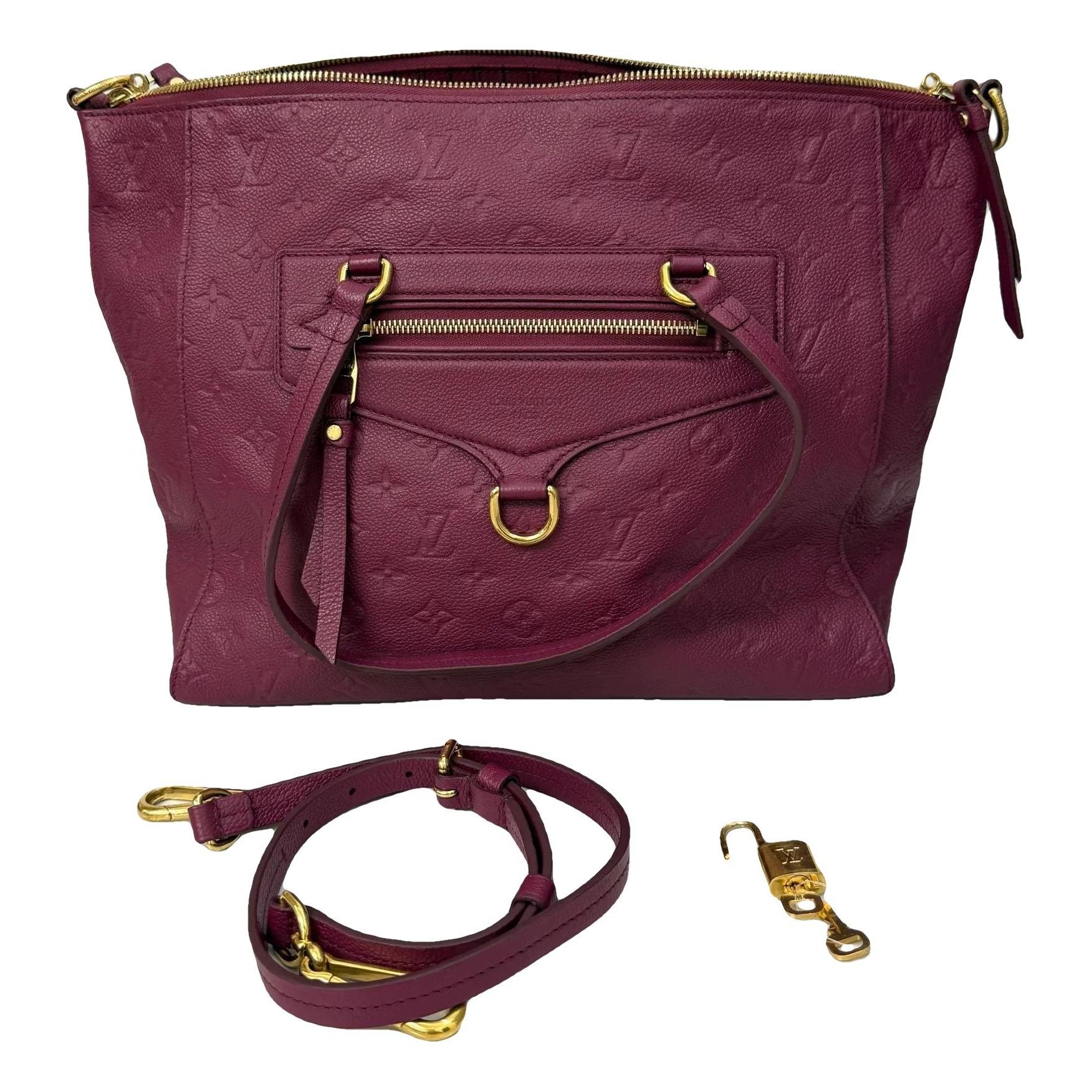 Leather tote