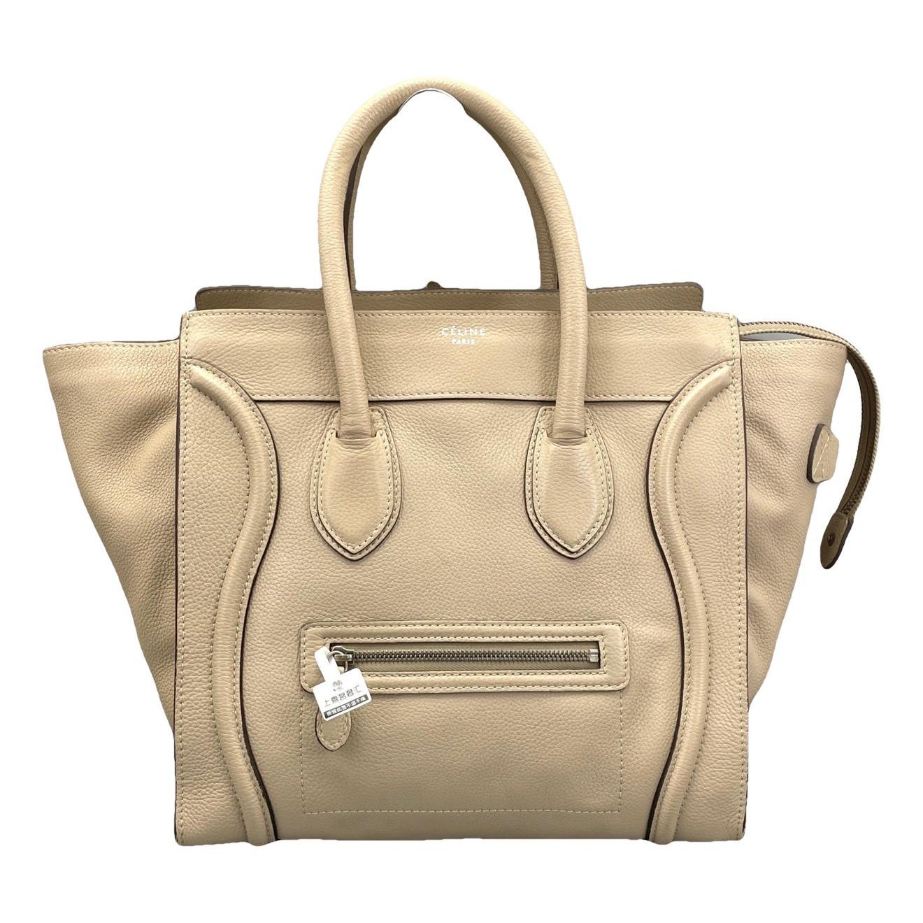 Luggage leather handbag