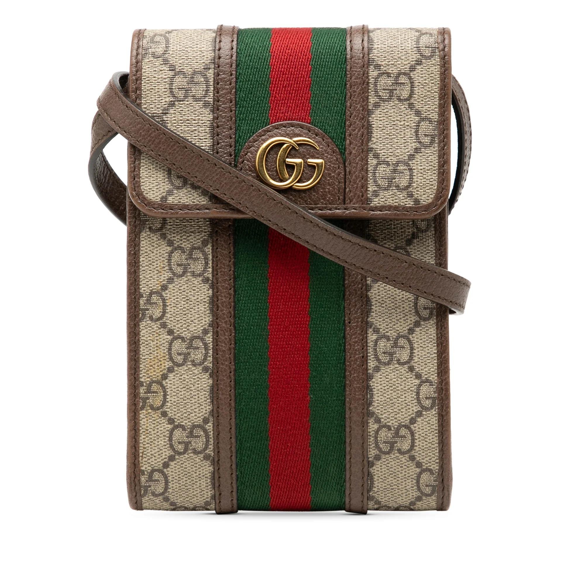 Ophidia leather crossbody bag
