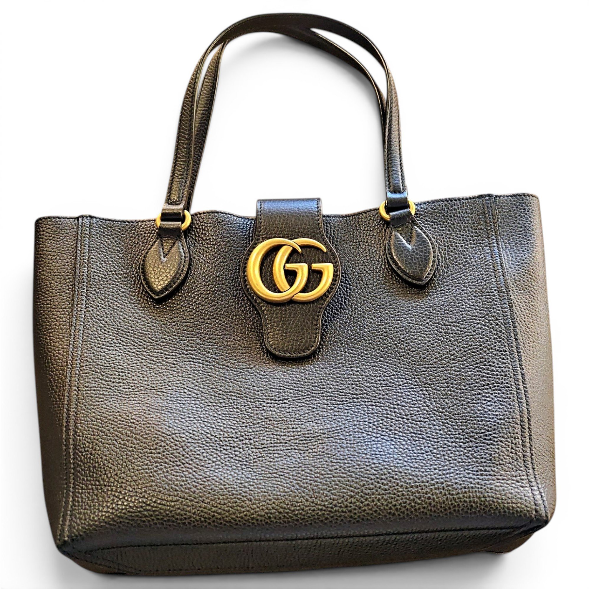 Leather tote