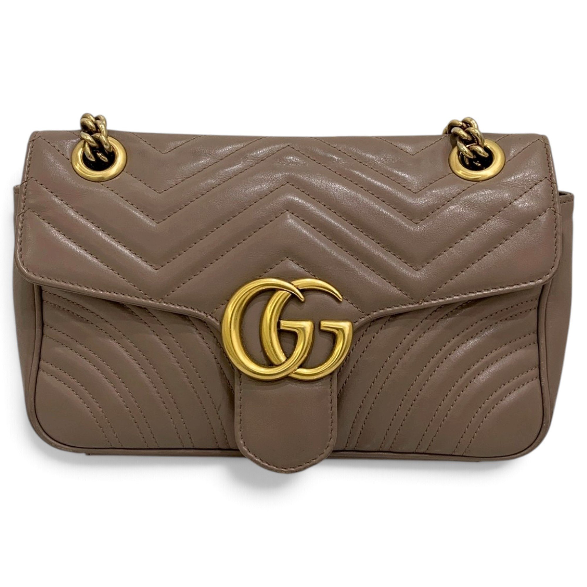 GG Marmont Flap leather handbag