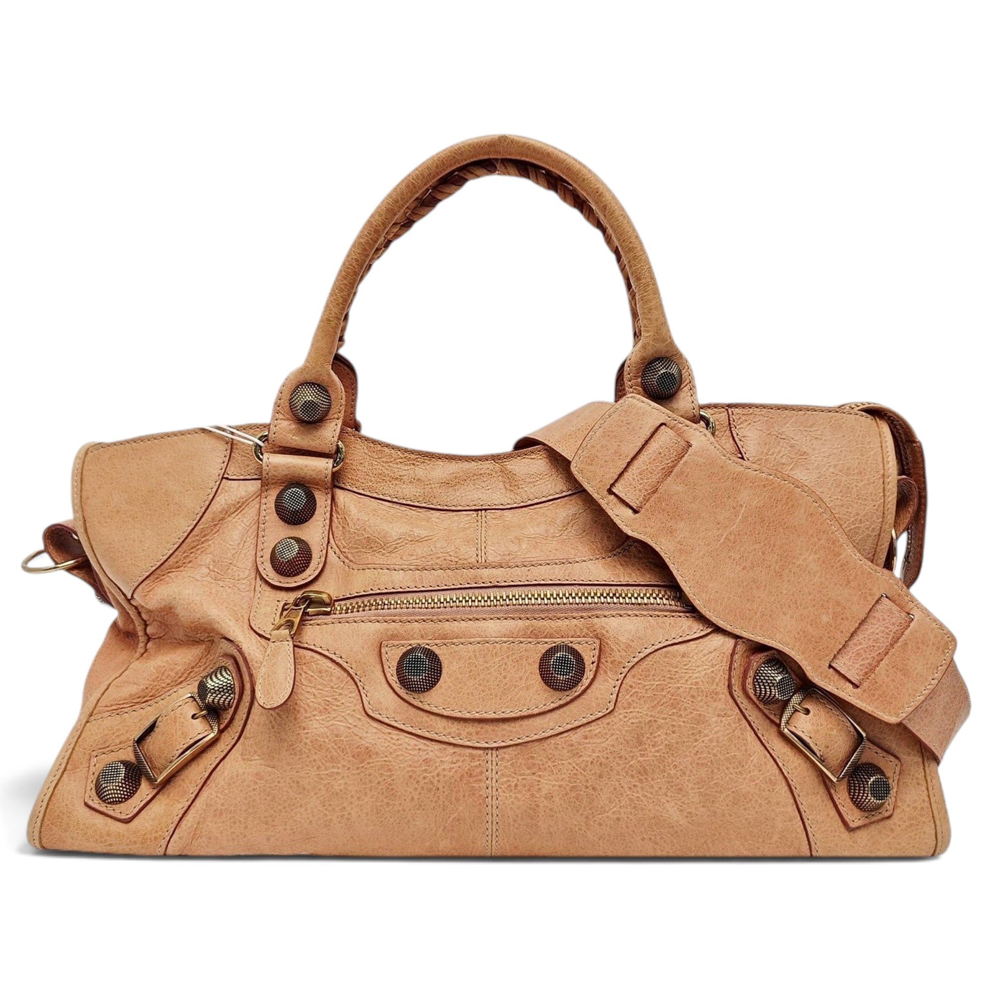 Leather handbag
