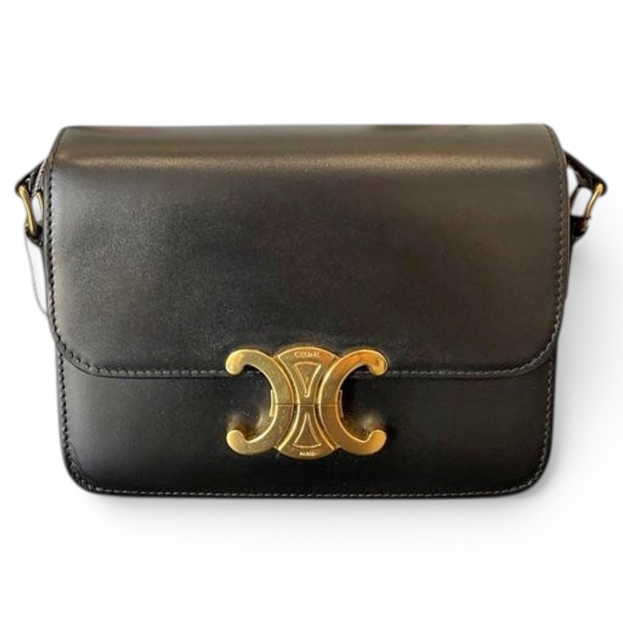 Triomphe leather handbag