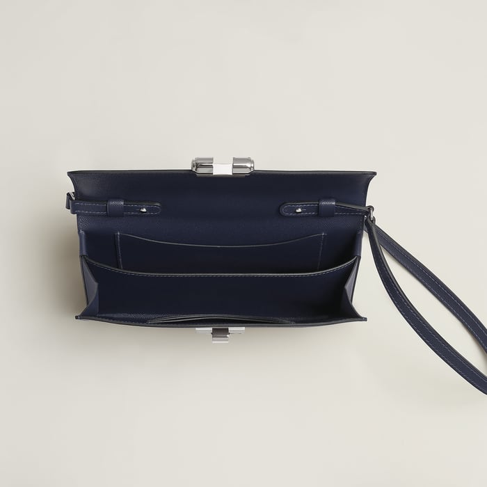 Bleu Nuit Charniere to Go Pouch