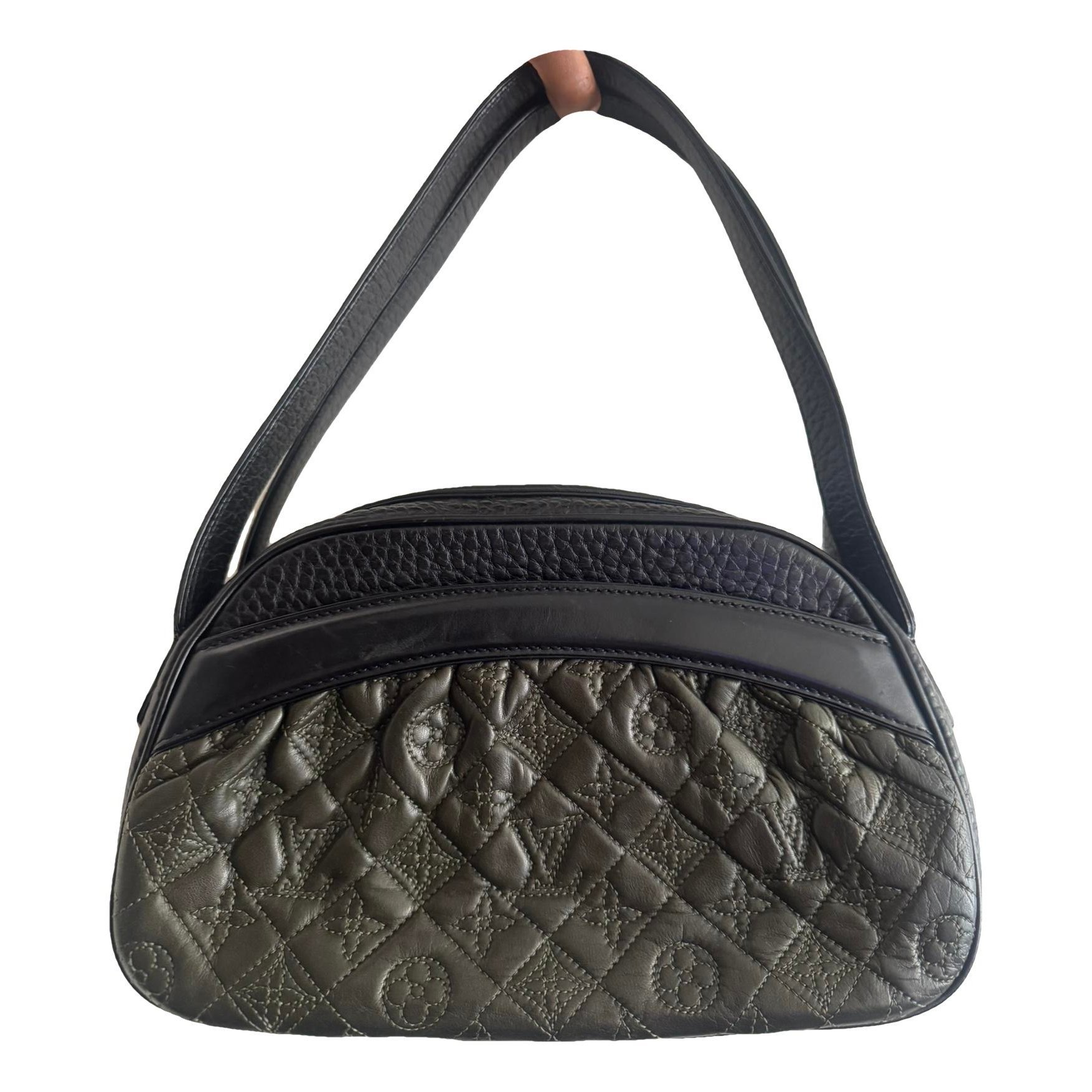 Leather bowling bag