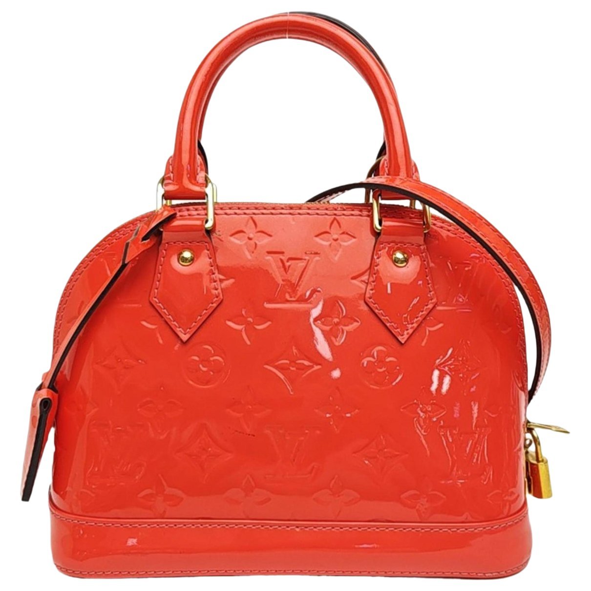 Alma BB patent leather handbag