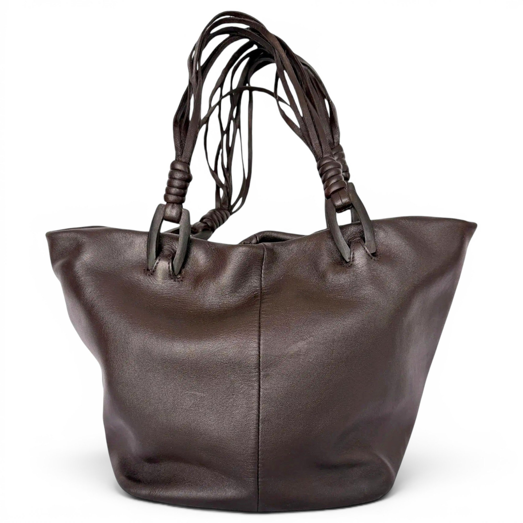 Leather handbag