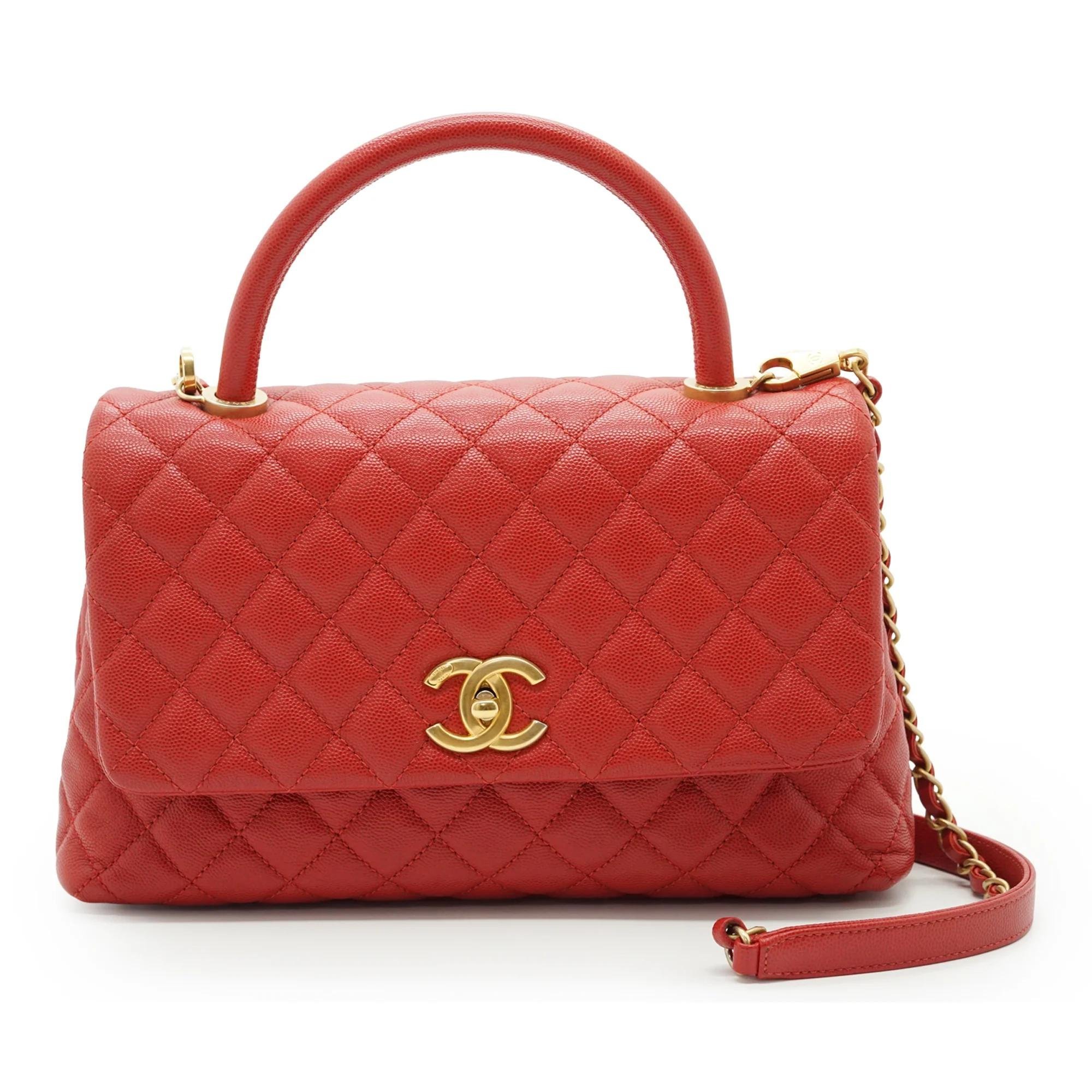 Coco Handle leather handbag