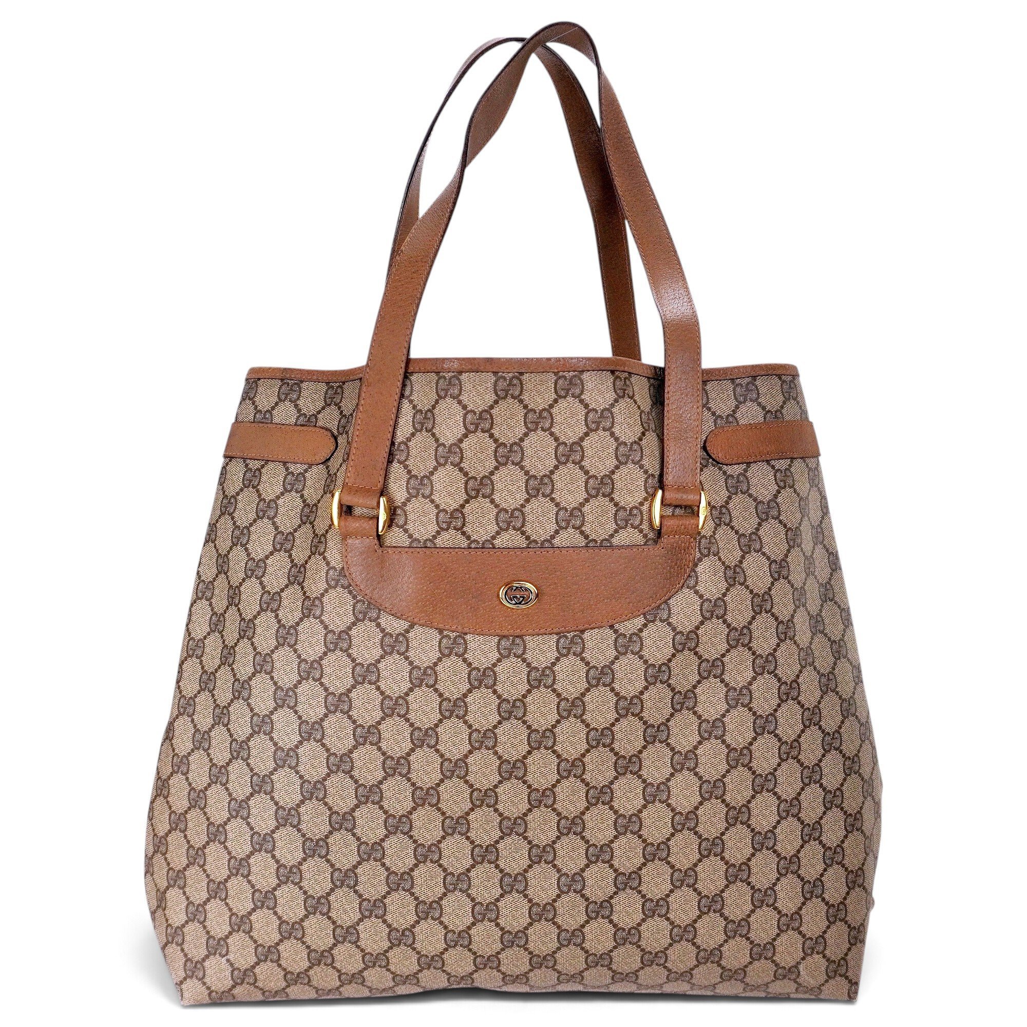 Leather tote