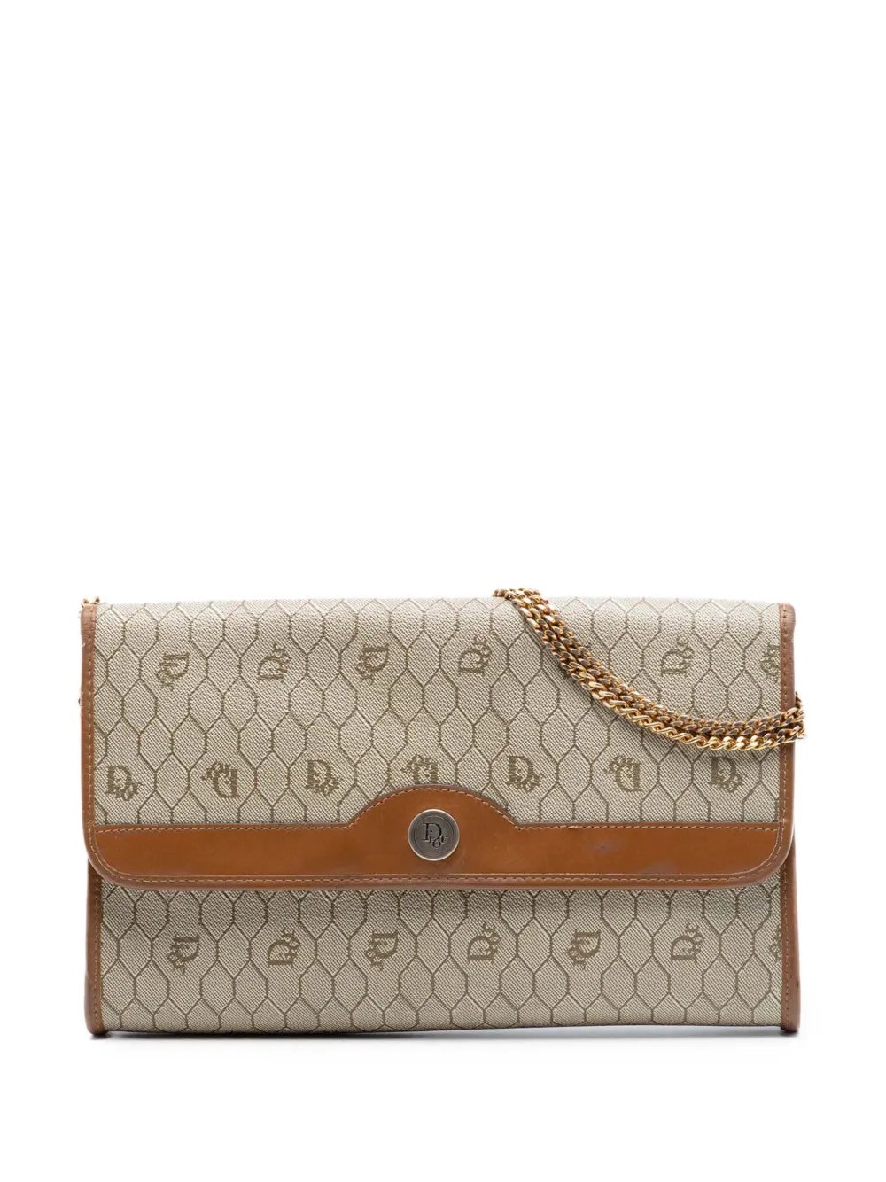 20th Century Honeycomb Coated Canvas Chain shoulder bag