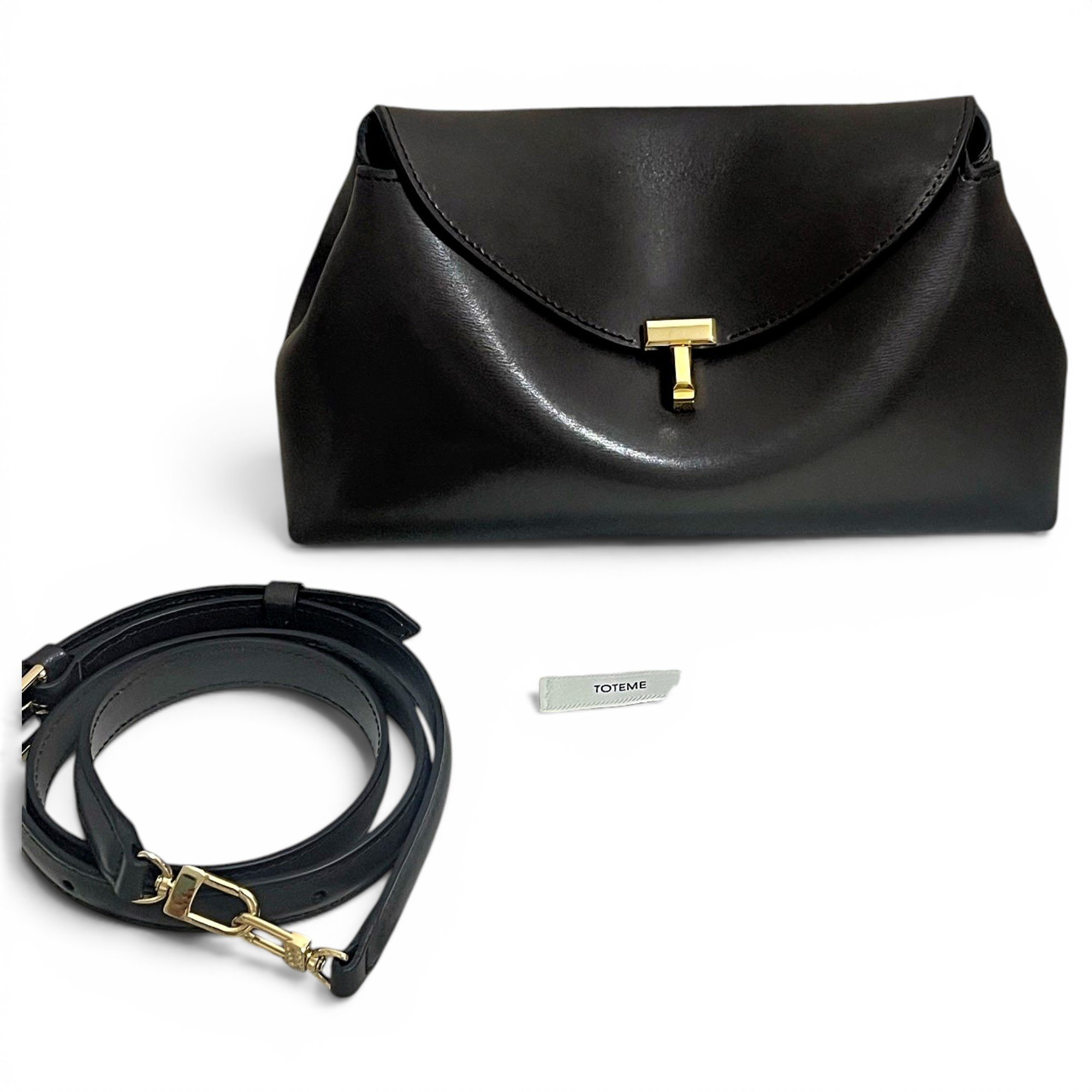 T-Lock leather handbag