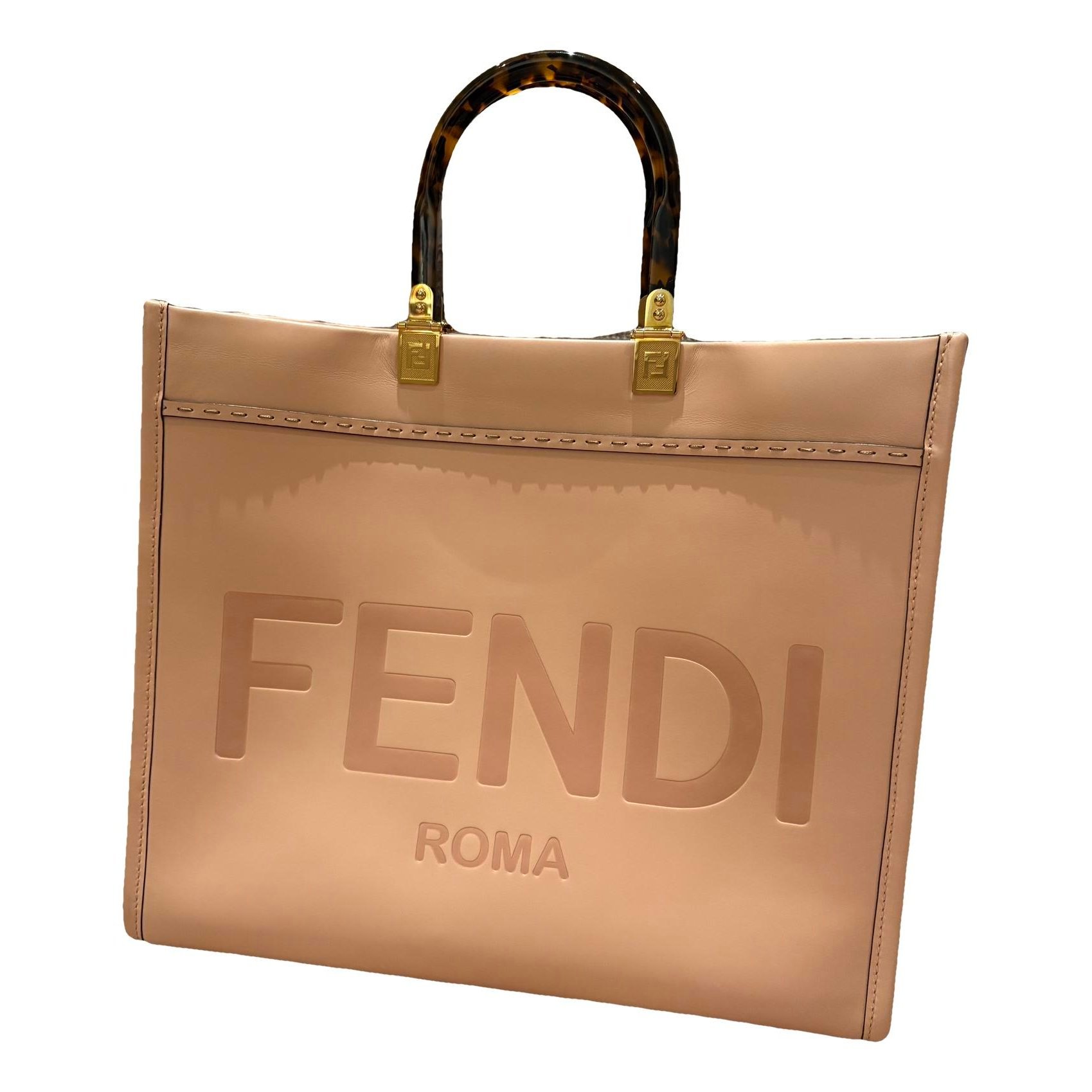 Sunshine leather tote