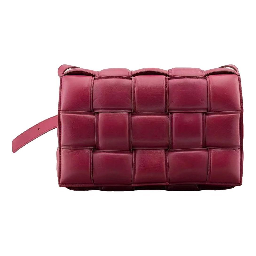 Cassette leather handbag
