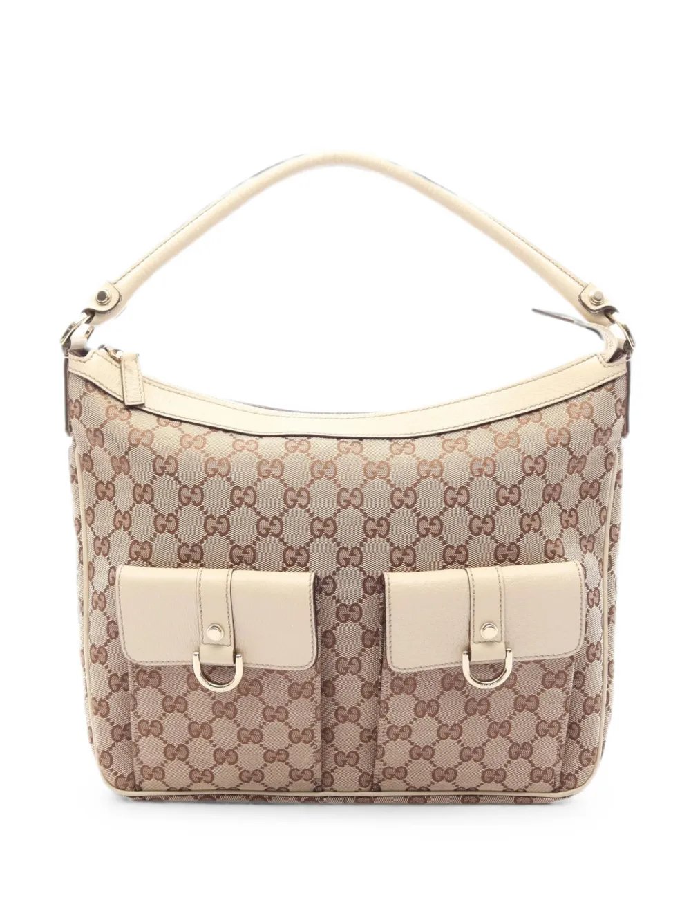 2000s Abby GG canvas shoulder bag
