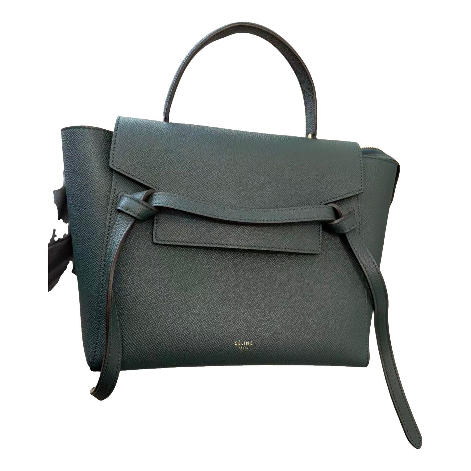 Belt leather handbag