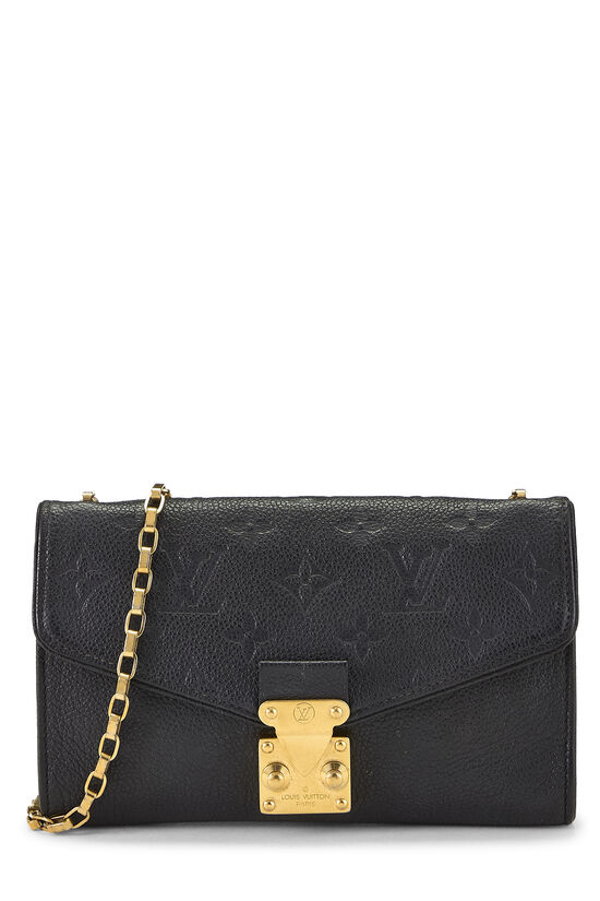 Louis Vuitton Black Monogram Empreinte Saint Germain Pochette