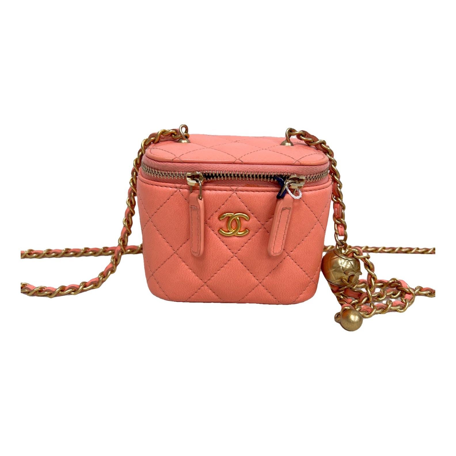 Trendy CC Vanity leather handbag