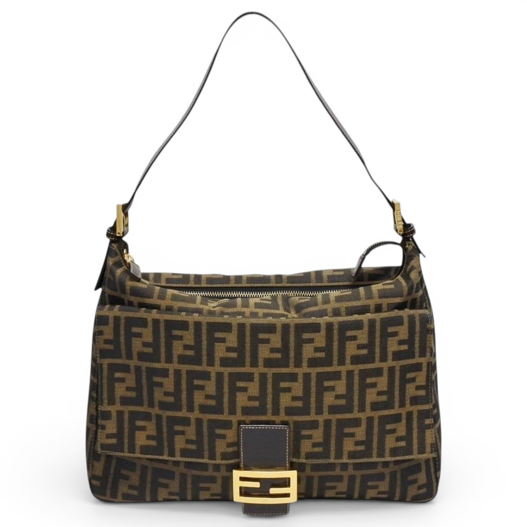 Baguette leather handbag