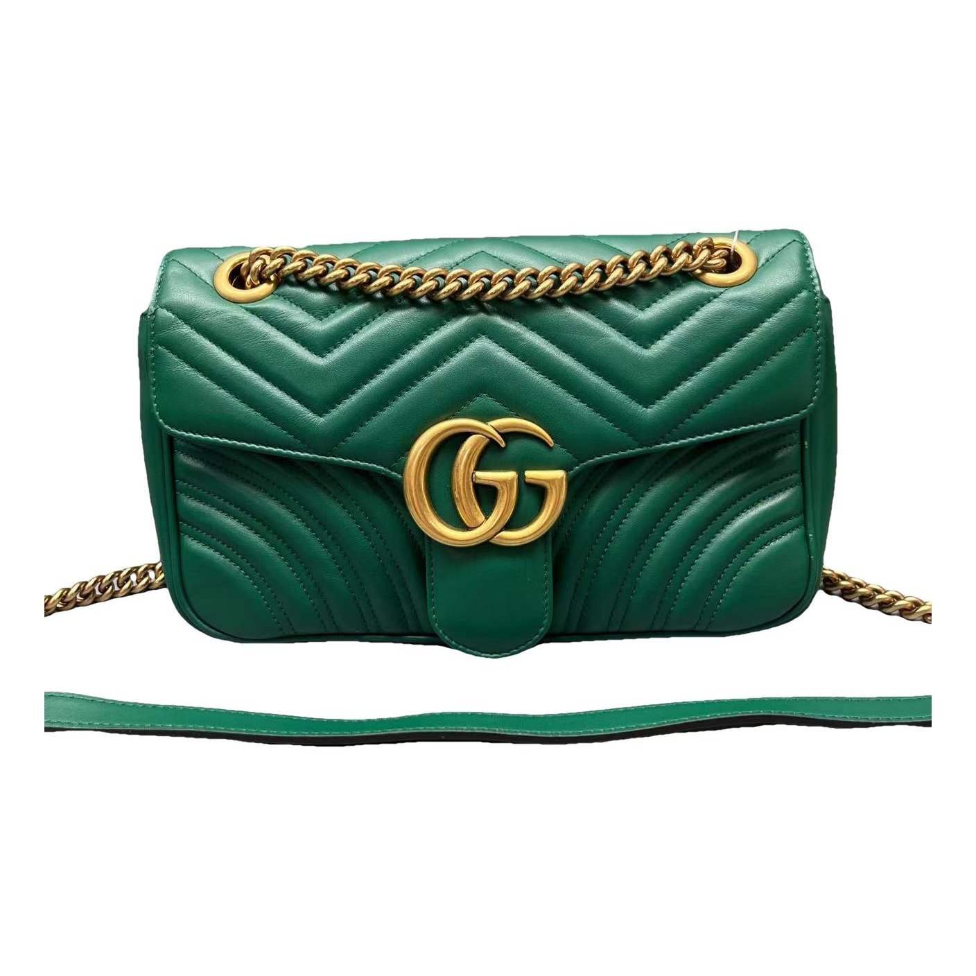 GG Marmont Flap leather handbag