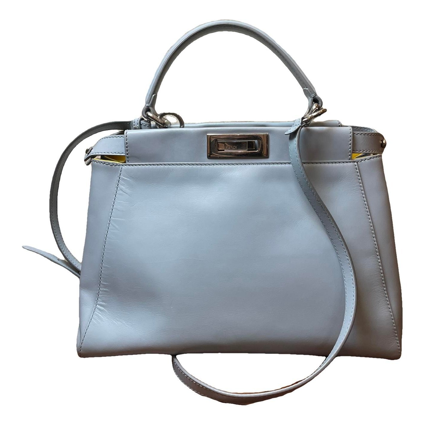 Peekaboo leather handbag