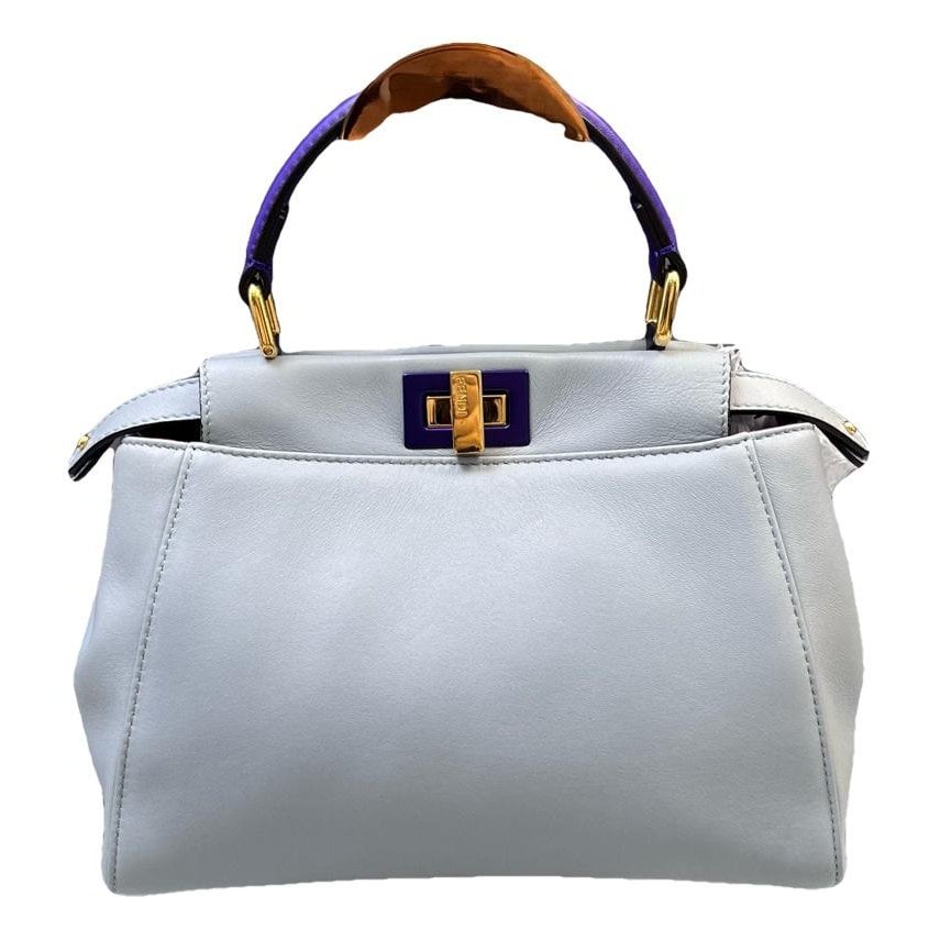 Peekaboo leather handbag