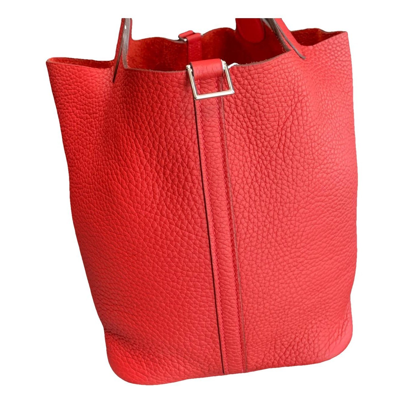 Picotin leather tote