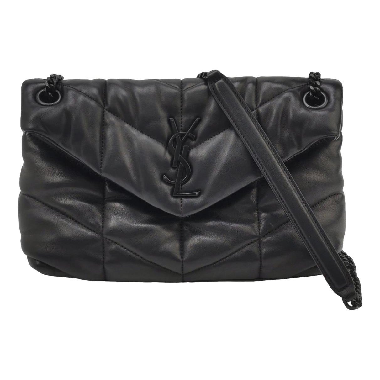 Baby monogramme leather bag