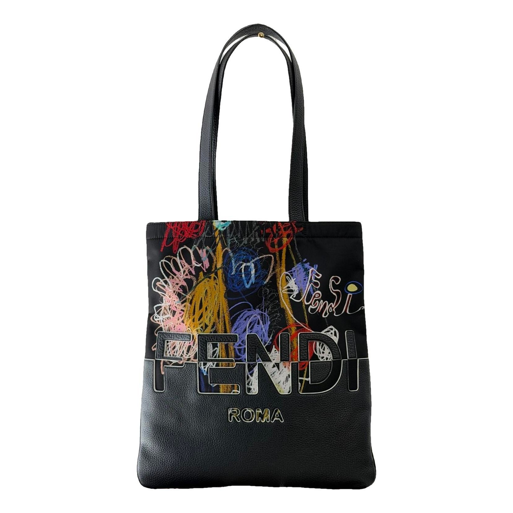Leather tote