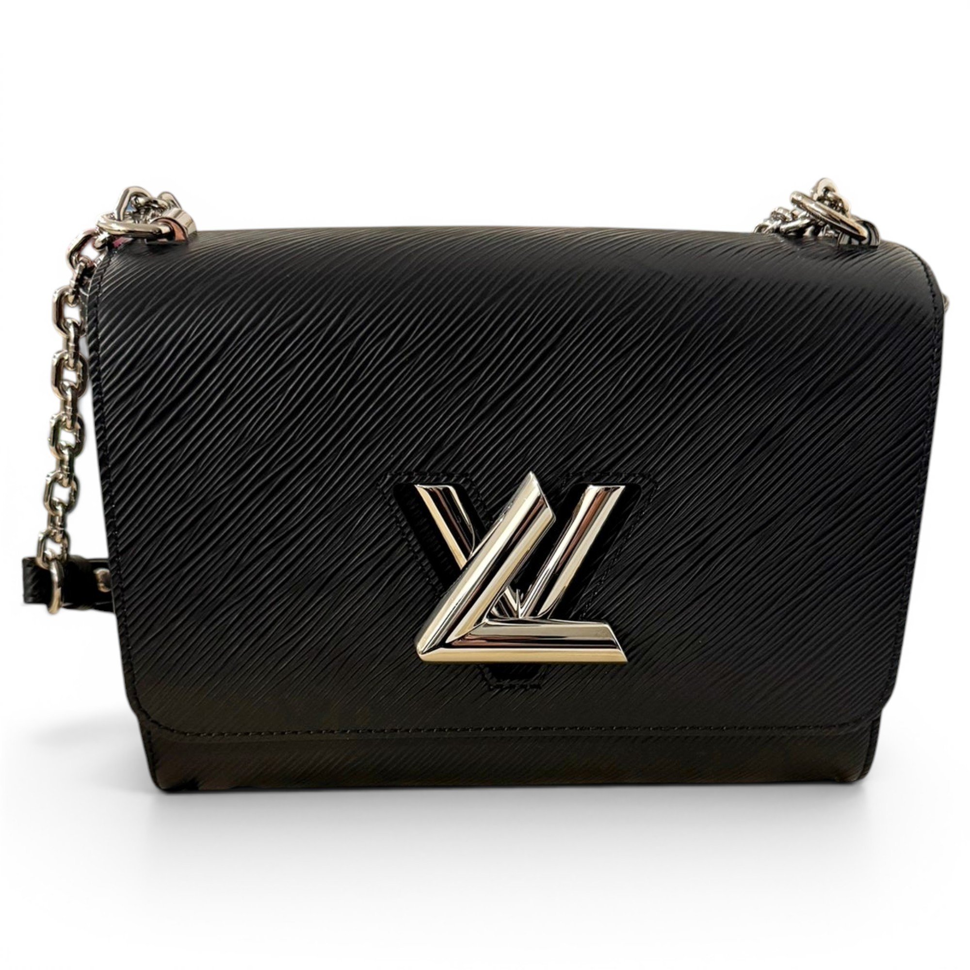Twist leather crossbody bag