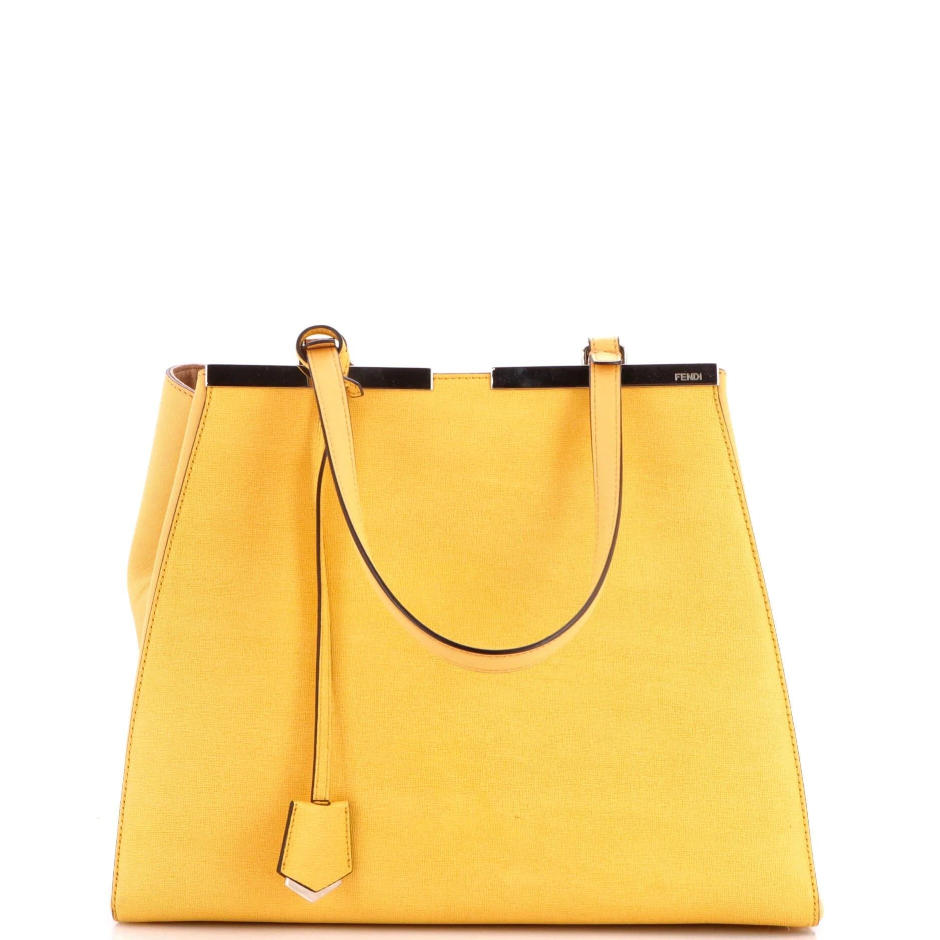 Leather tote