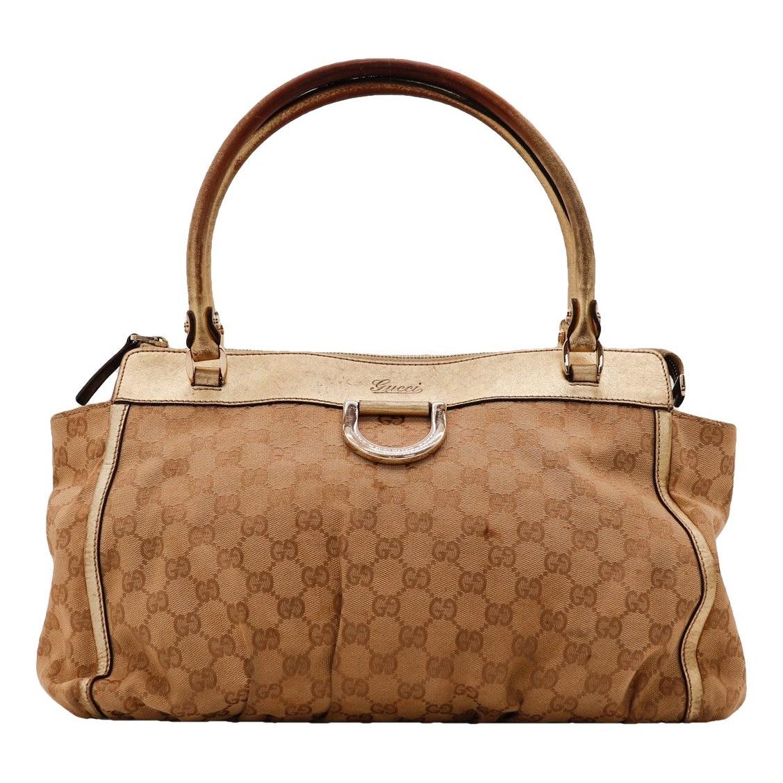 D-Ring leather handbag