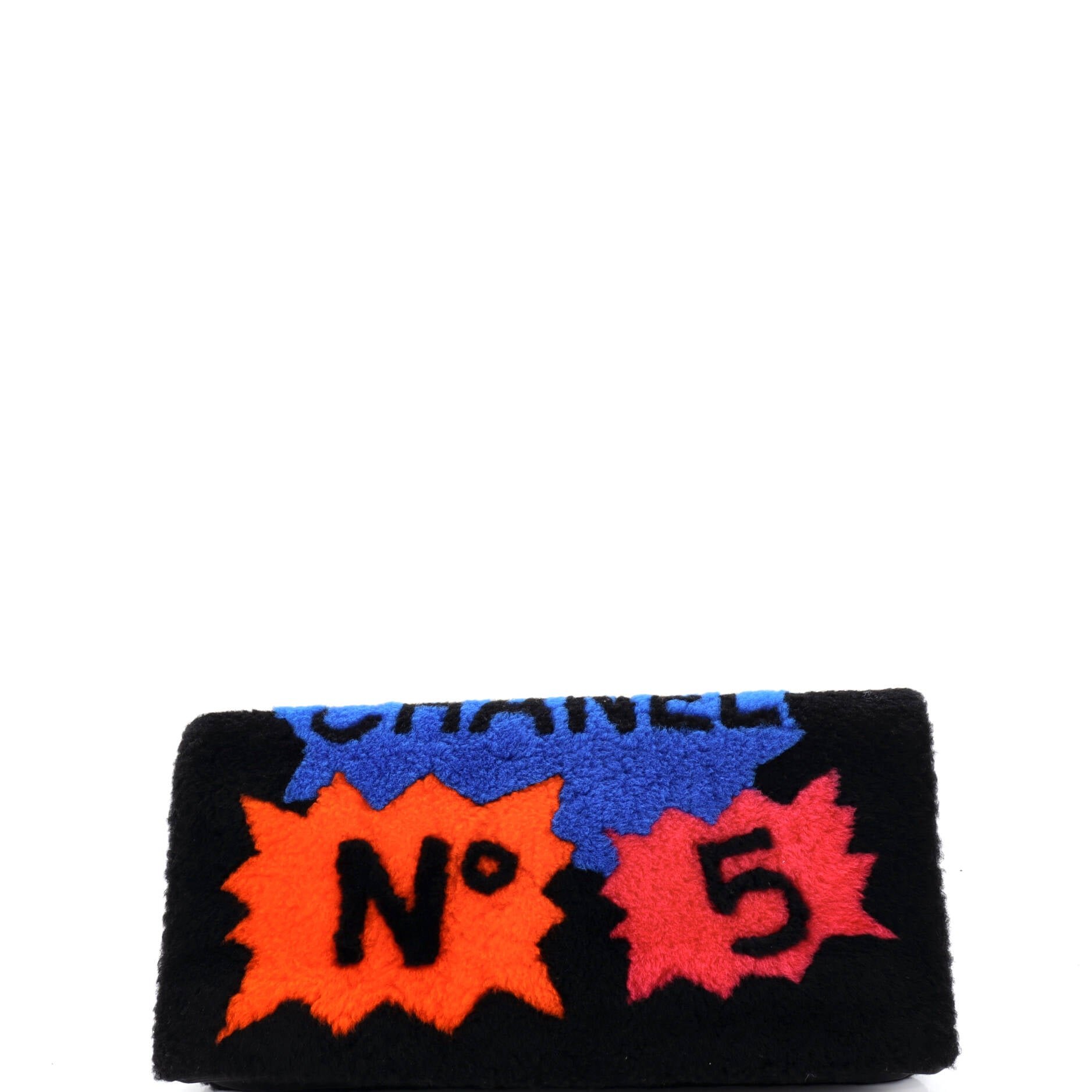 No.5 Comic Clutch Shearling