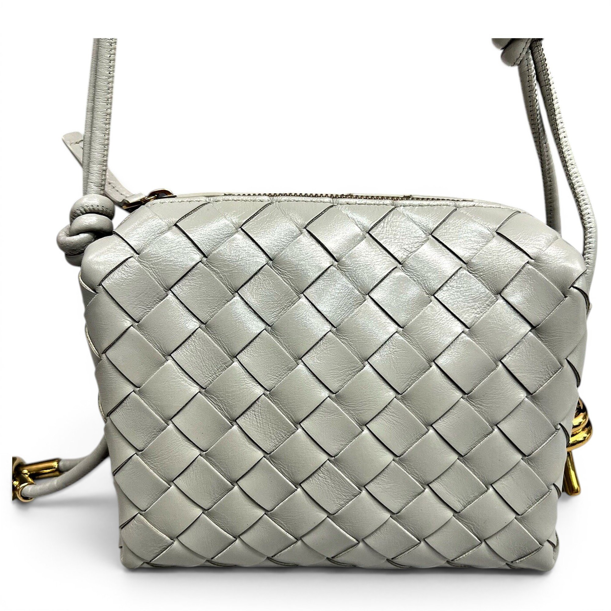 Loop leather crossbody bag