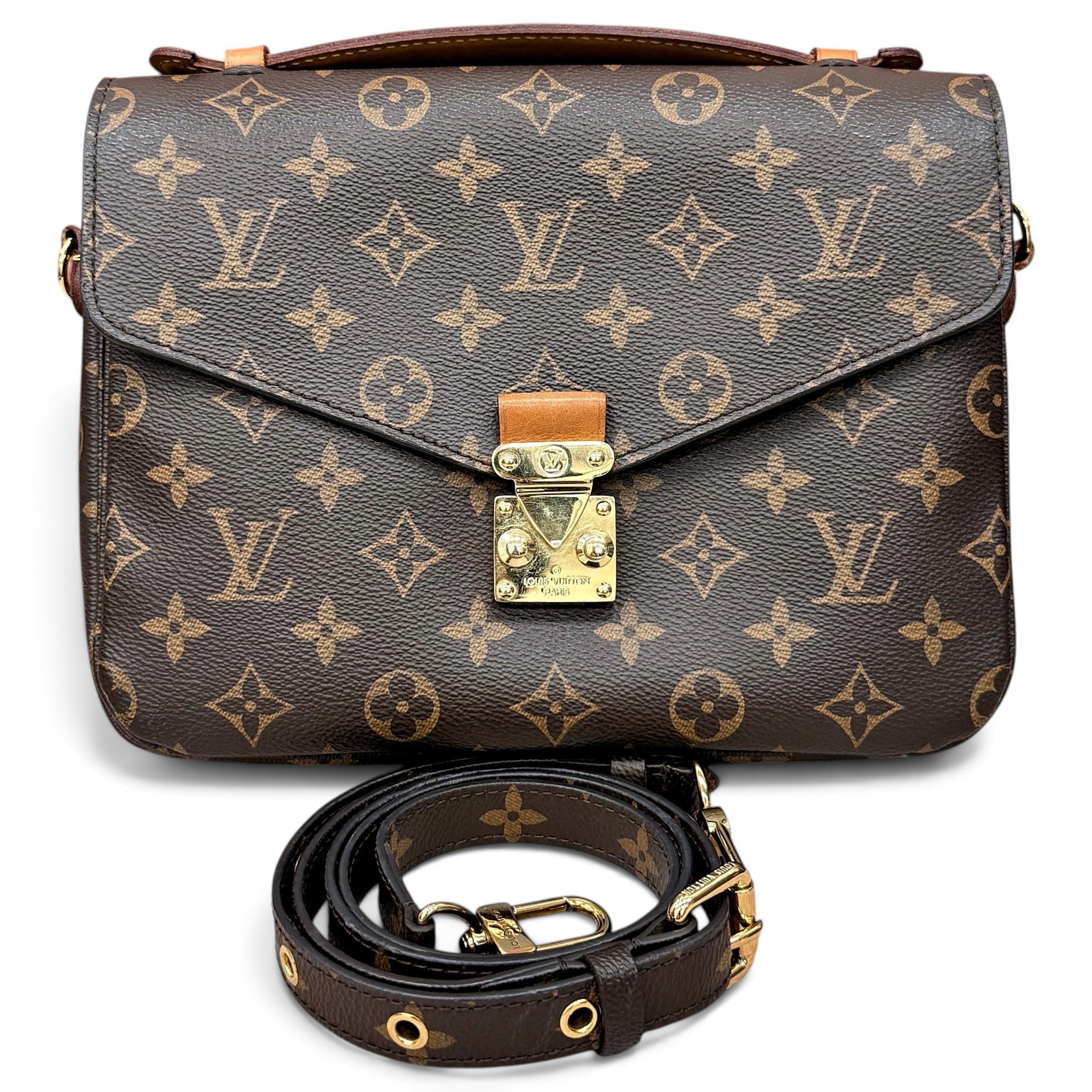Metis leather handbag