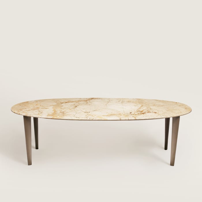 Étoupe Metiers Oval Table