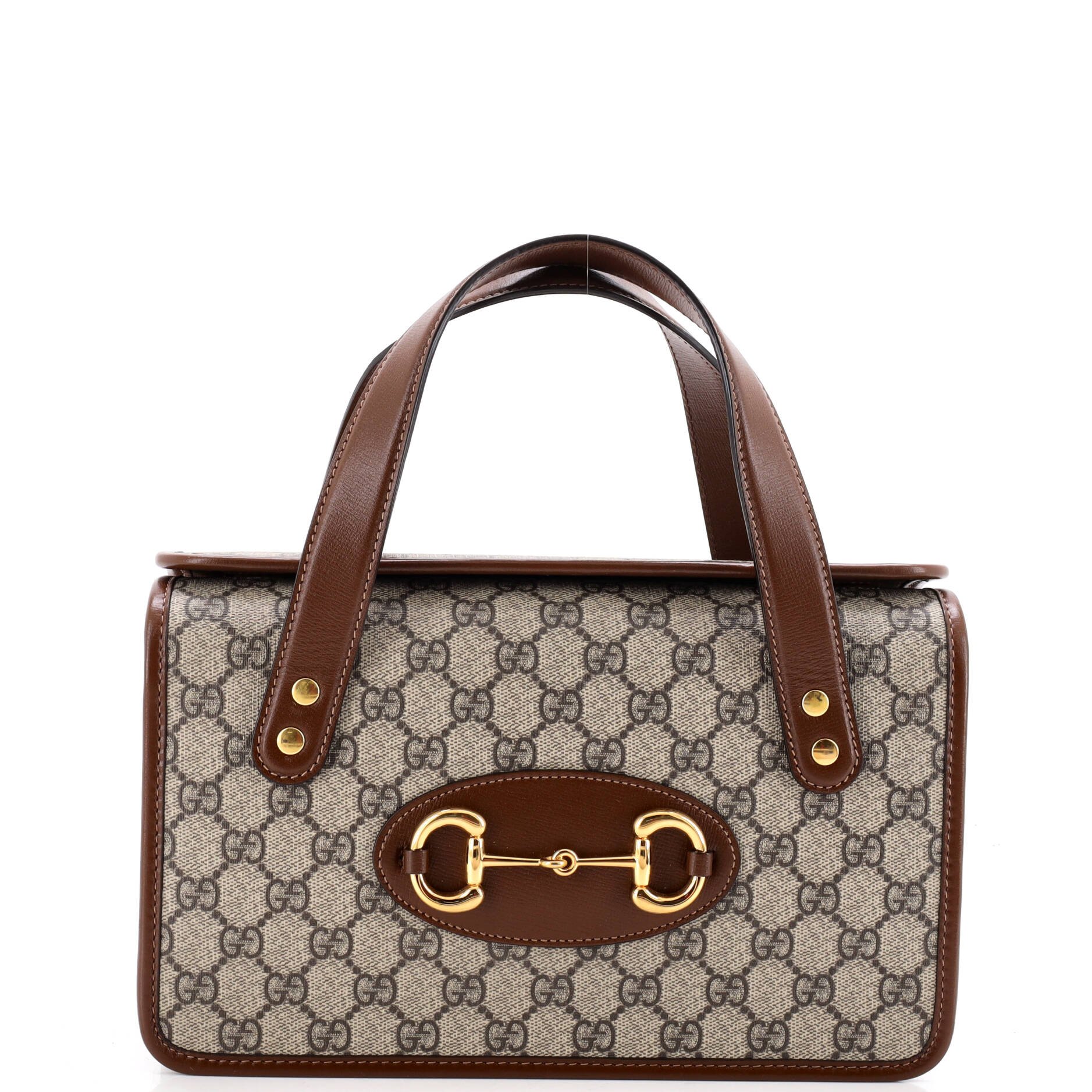 Horsebit 1955 Boston Bag GG Coated Canvas Small