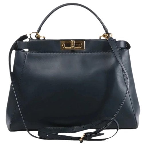 Peekaboo leather handbag