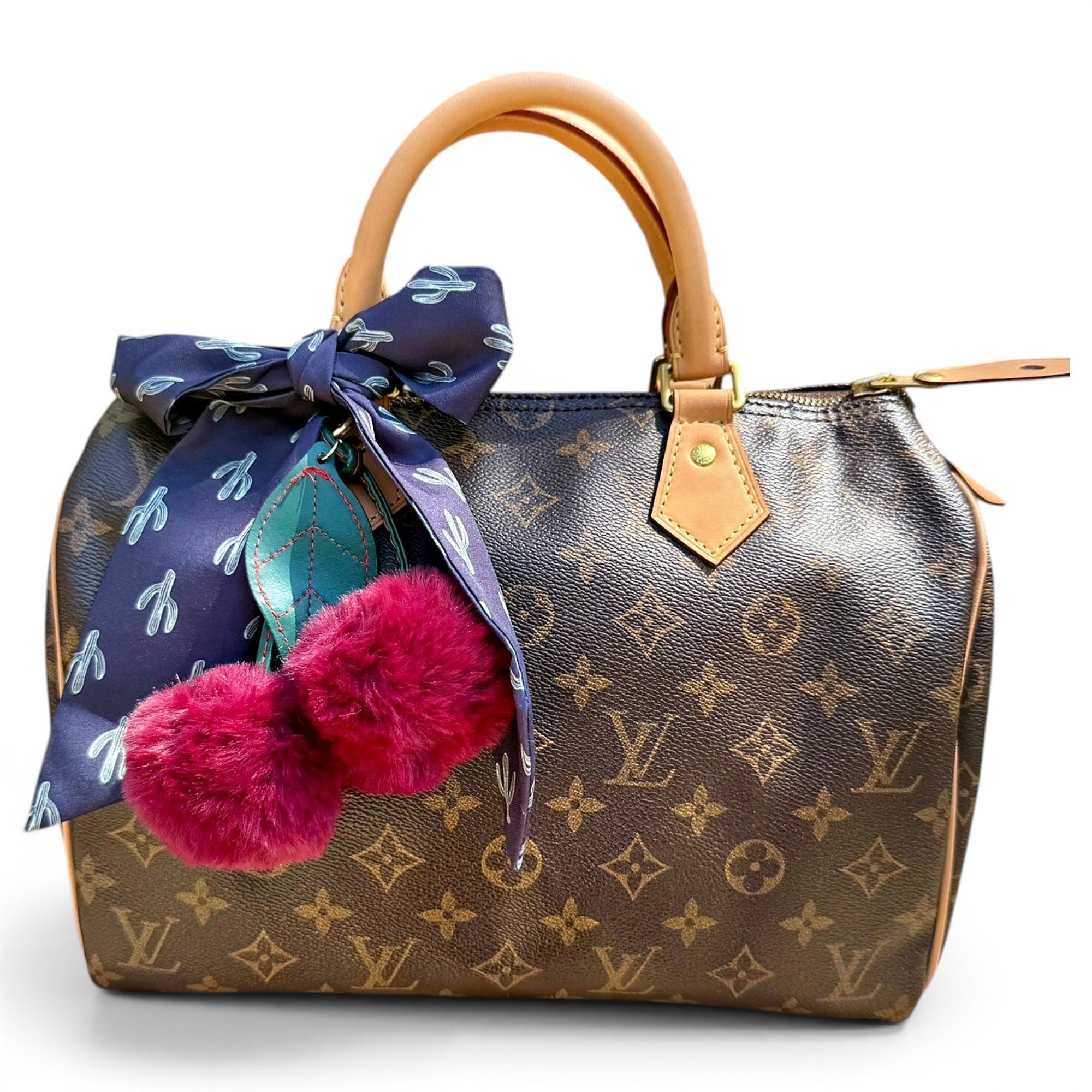 Speedy leather handbag