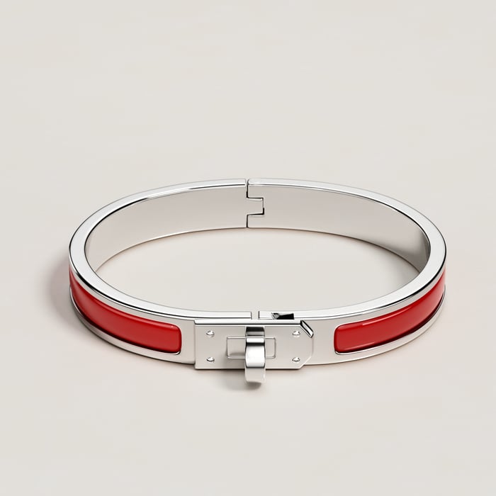 Rouge Amarante Mini Clic Kelly Bracelet