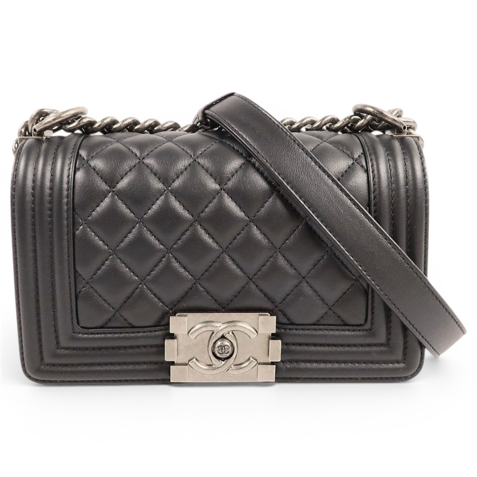 Boy leather crossbody bag