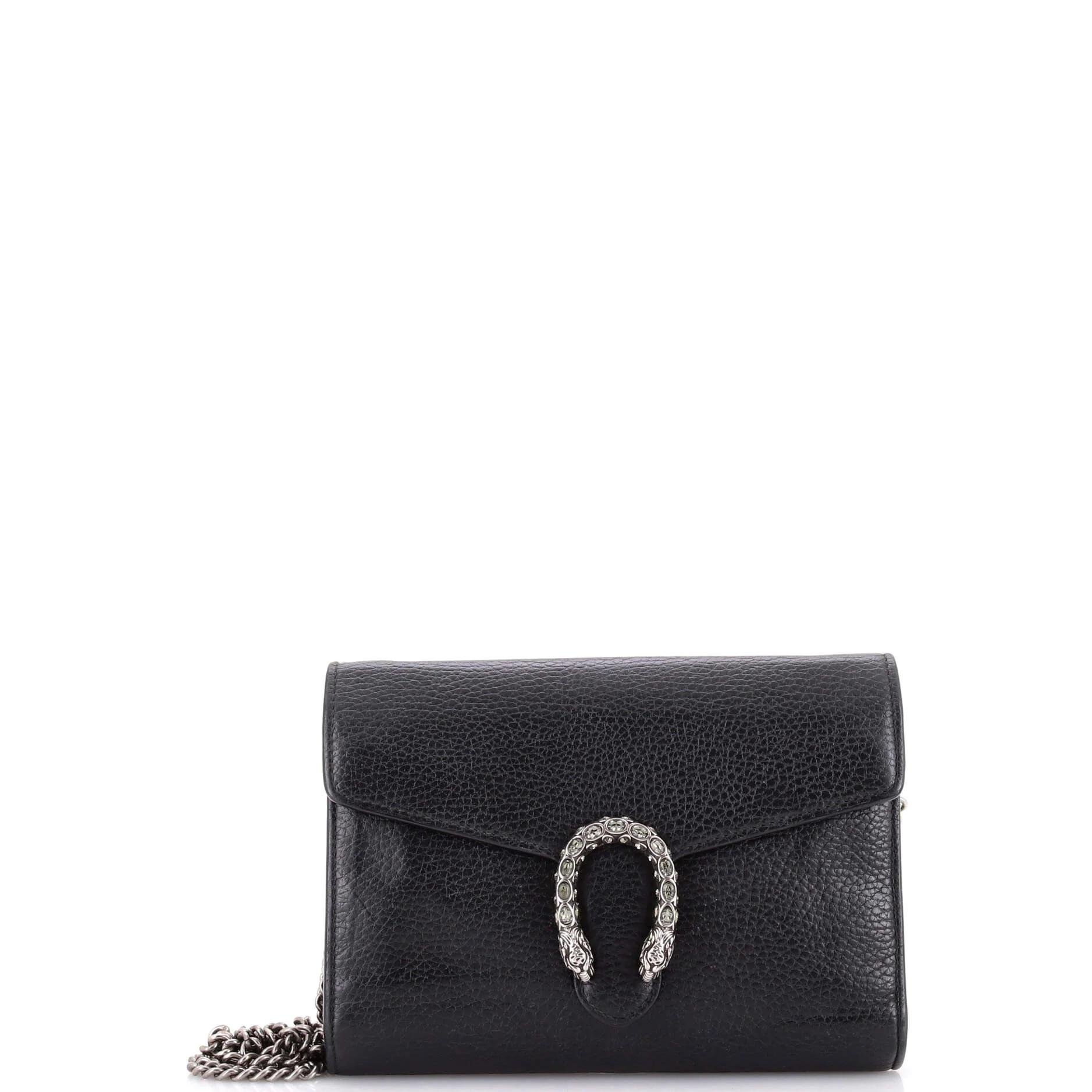 Dionysus Chain Wallet leather crossbody bag